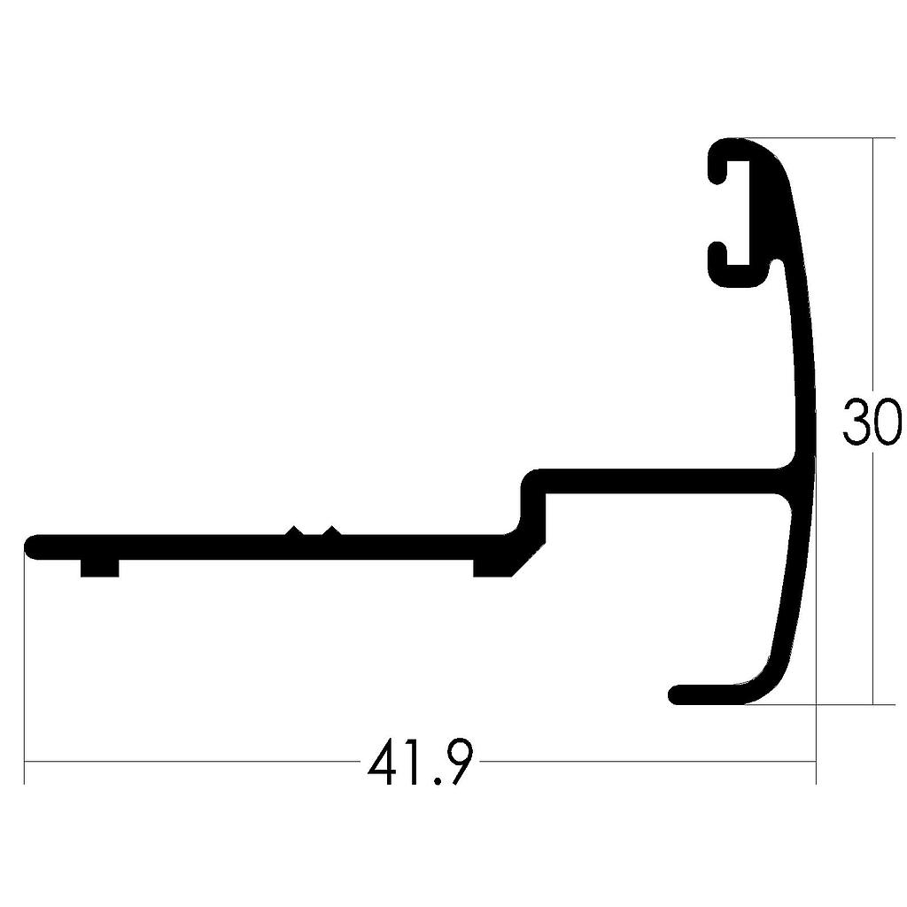 BATIENTE HOJA CURVO P/839/10404 "PR" (LT)