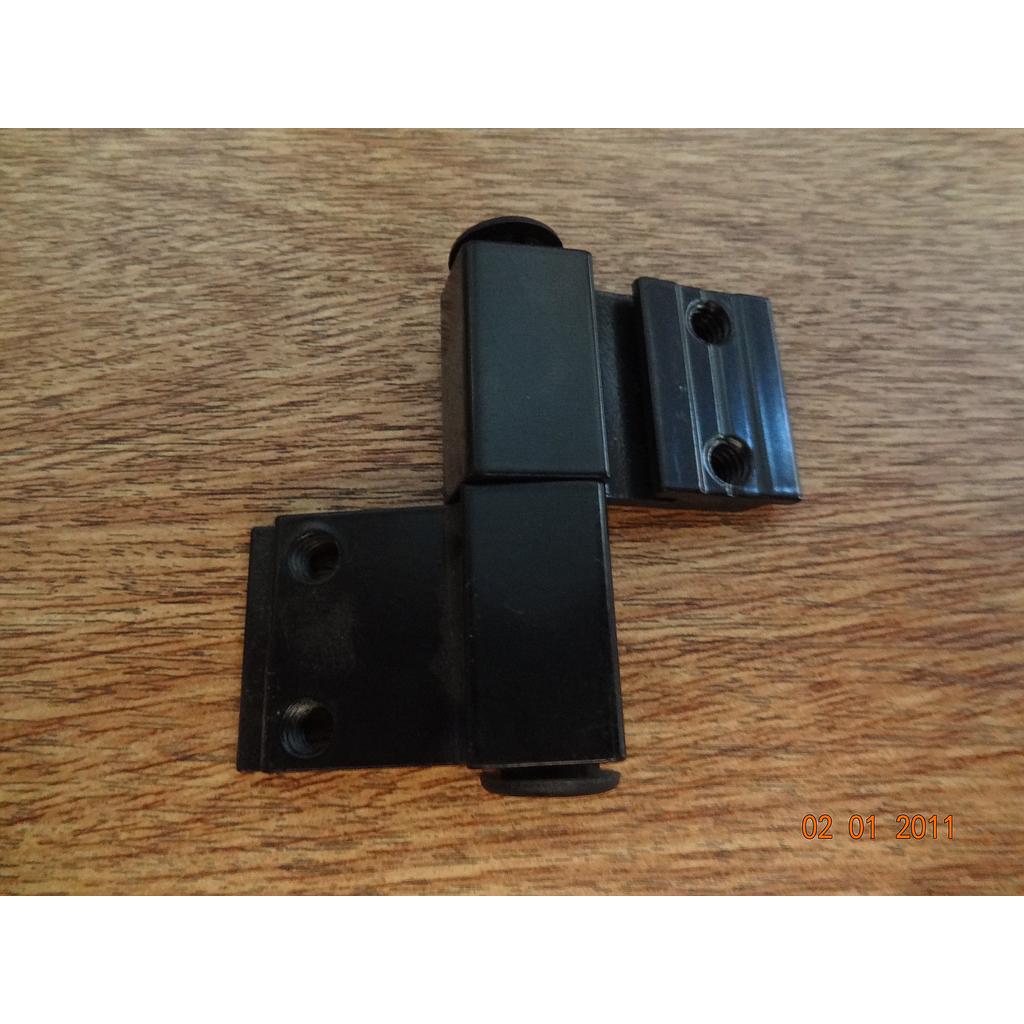 BISAGRA CORTA CUAD. "RA" "PO" "NEGRO" [12]