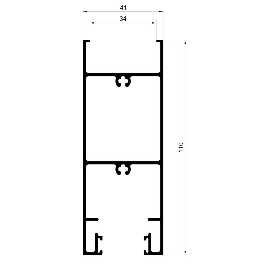 ZOCALO ALTO HOJA DVH "VPC" (A80)