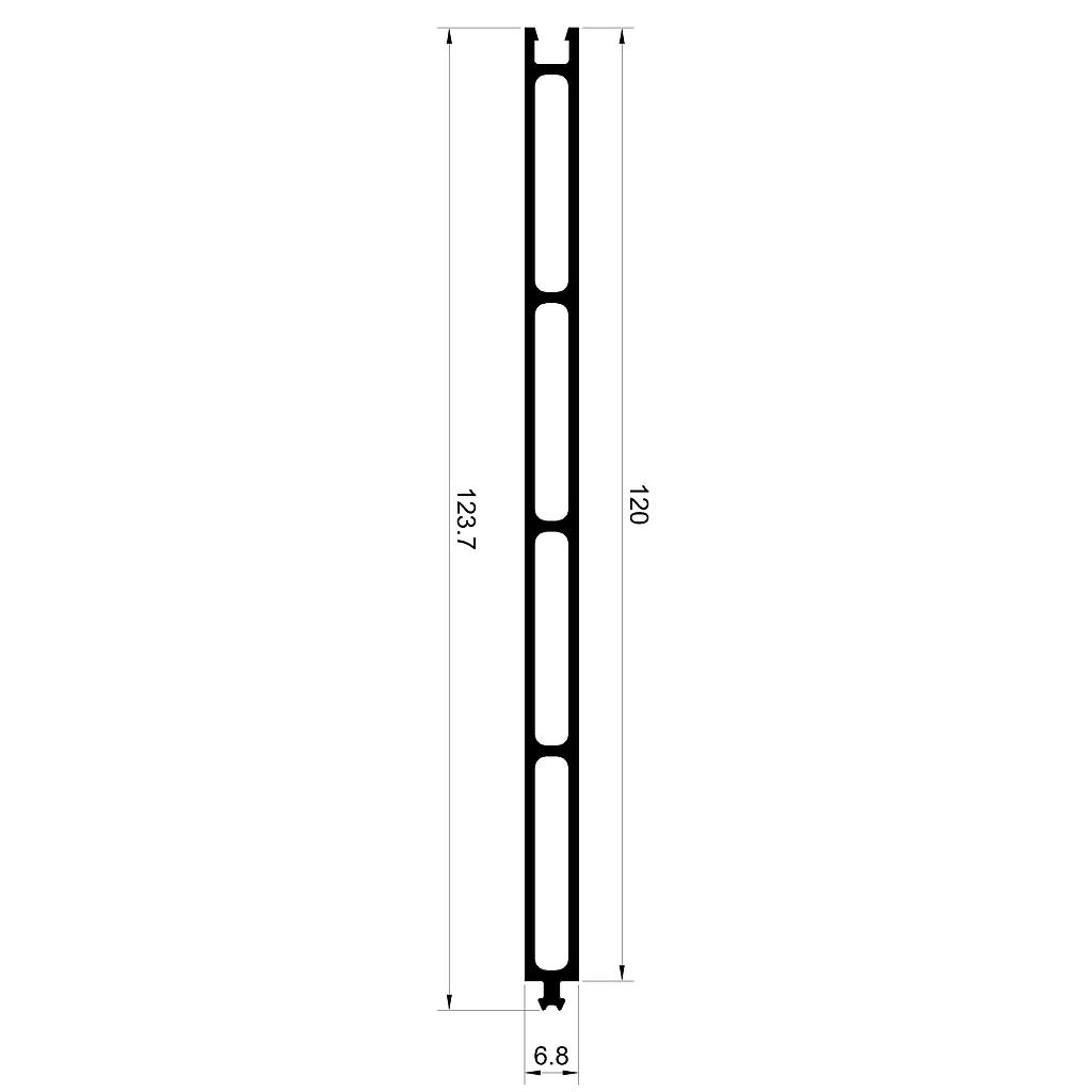 REVEST. TUB. LISO 7mm "TLT" (TLL)
